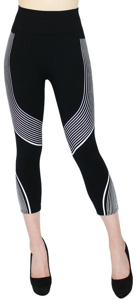 dy_mode 7/8-Leggings Damen Capri Leggings Fitnessleggings 7/8 Sporthose Sport Leggings mit elastischem Bund, High Waist von dy_mode