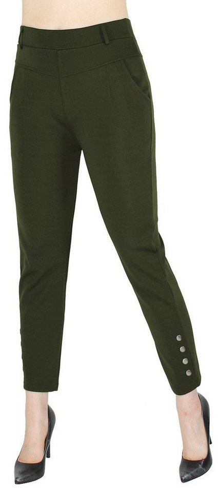 dy_mode Anzughose Damen Anzugshose Stretch Lässige Büro Hose Business Pants Stoffhose mit Elastischem Bund von dy_mode