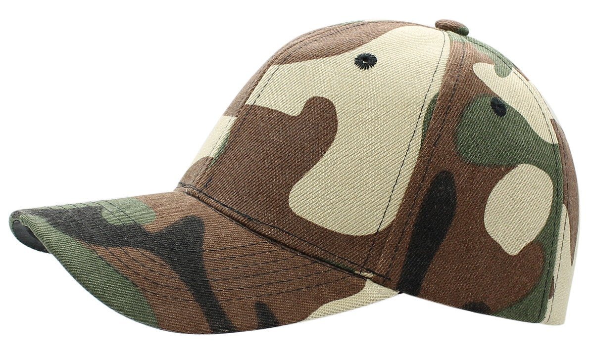 dy_mode Baseball Cap Basecap Herren Kappe Camouflage Army Muster Damen Schirmmütze mit Belüftungslöcher von dy_mode