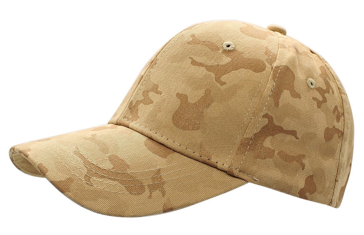 dy_mode Baseball Cap Camouflage Kappe Damen Basecap Herren Army Muster Schirmmütze Bunt One Size, mit Belüftungslöcher, Unisex von dy_mode