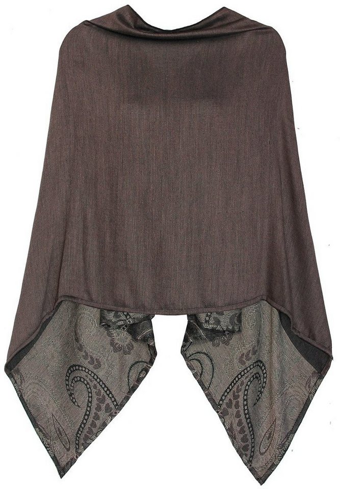 dy_mode Blusenponcho Eleganter Damen Poncho Geblümt Leichter Cape Sommerponcho Paisley Muster dy_mode Blusenponcho Eleganter Damen Poncho Geblümt Leichter Cape Sommerponcho Paisley Muster von dy_mode