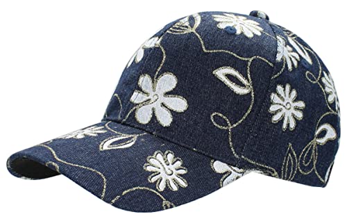 dy_mode Damen Kappe Mütze Baseball Cap Baseballmütze Frauen - K004 (K221-Dunkelblau) von dy_mode