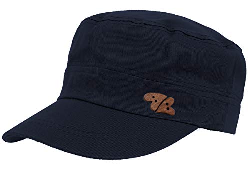 dy_mode Kappe Damen Baseball Cap Mütze Schirmmütze mit Knöpfe - K008 (K008-Nachtblau) von dy_mode