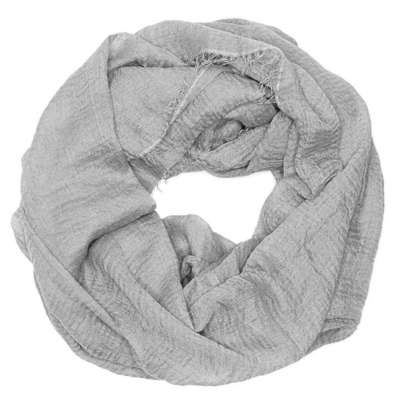 dy_mode Loop Damen Loop Schal/Schlauchschal/Rundschal in Unifarben Weicher Schal, in Unifarbe von dy_mode