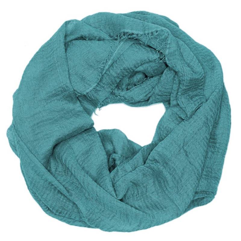 dy_mode Loop Damen Loop Schal/Schlauchschal/Rundschal in Unifarben Weicher Schal, in Unifarbe von dy_mode