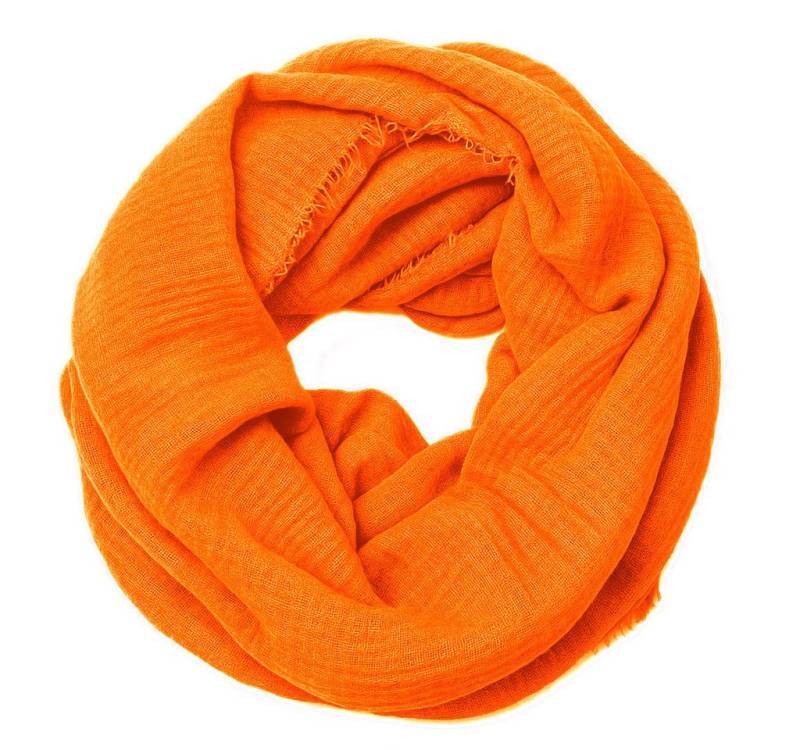 dy_mode Loop Damen Loop Schal/Schlauchschal/Rundschal in Unifarben Weicher Schal, in Unifarbe von dy_mode