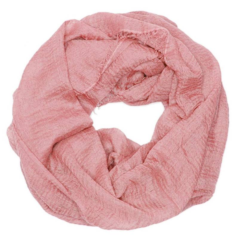 dy_mode Loop Damen Loop Schal/Schlauchschal/Rundschal in Unifarben Weicher Schal, in Unifarbe von dy_mode