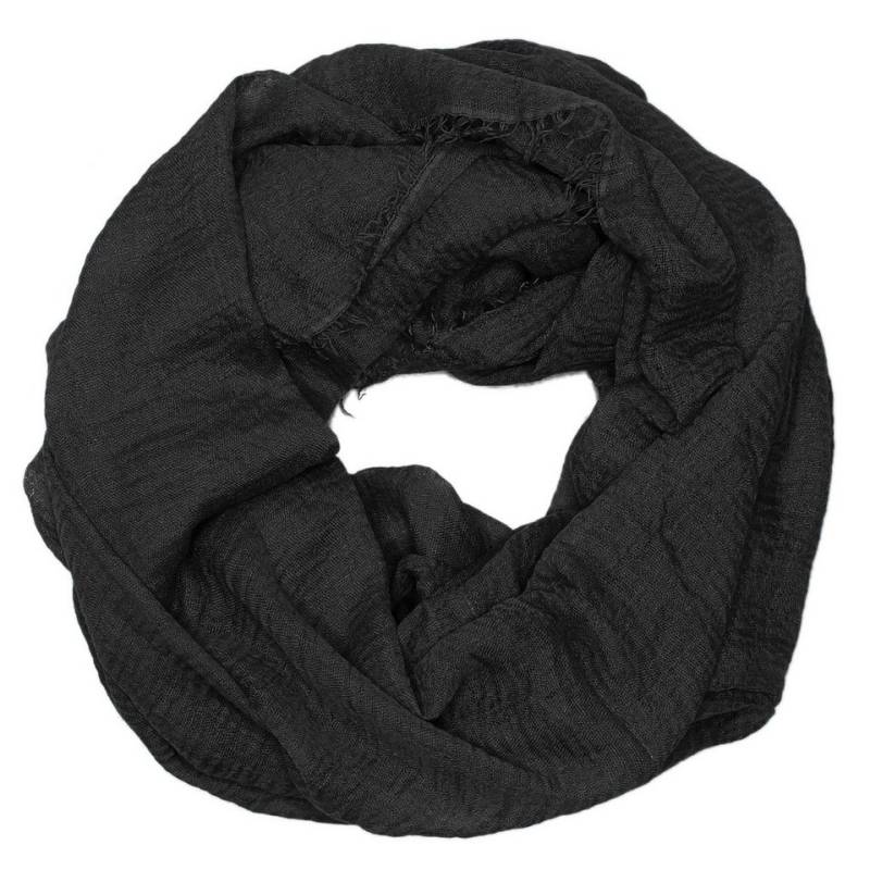 dy_mode Loop Damen Loop Schal/Schlauchschal/Rundschal in Unifarben Weicher Schal, in Unifarbe von dy_mode