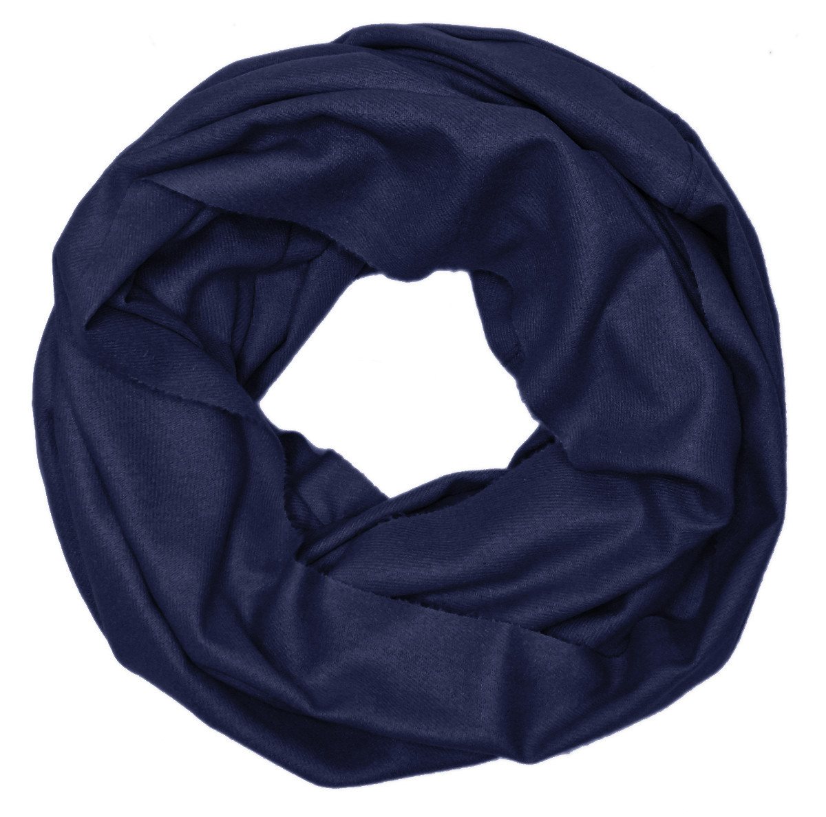 dy_mode Loop Damen Loopschal Unifarben Rundschal & Schlauchschal für Herbst/Winter, in Unifarbe von dy_mode