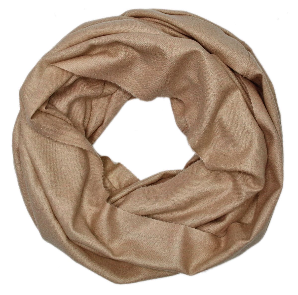 dy_mode Loop Damen Loopschal Unifarben Rundschal & Schlauchschal für Herbst/Winter, in Unifarbe von dy_mode