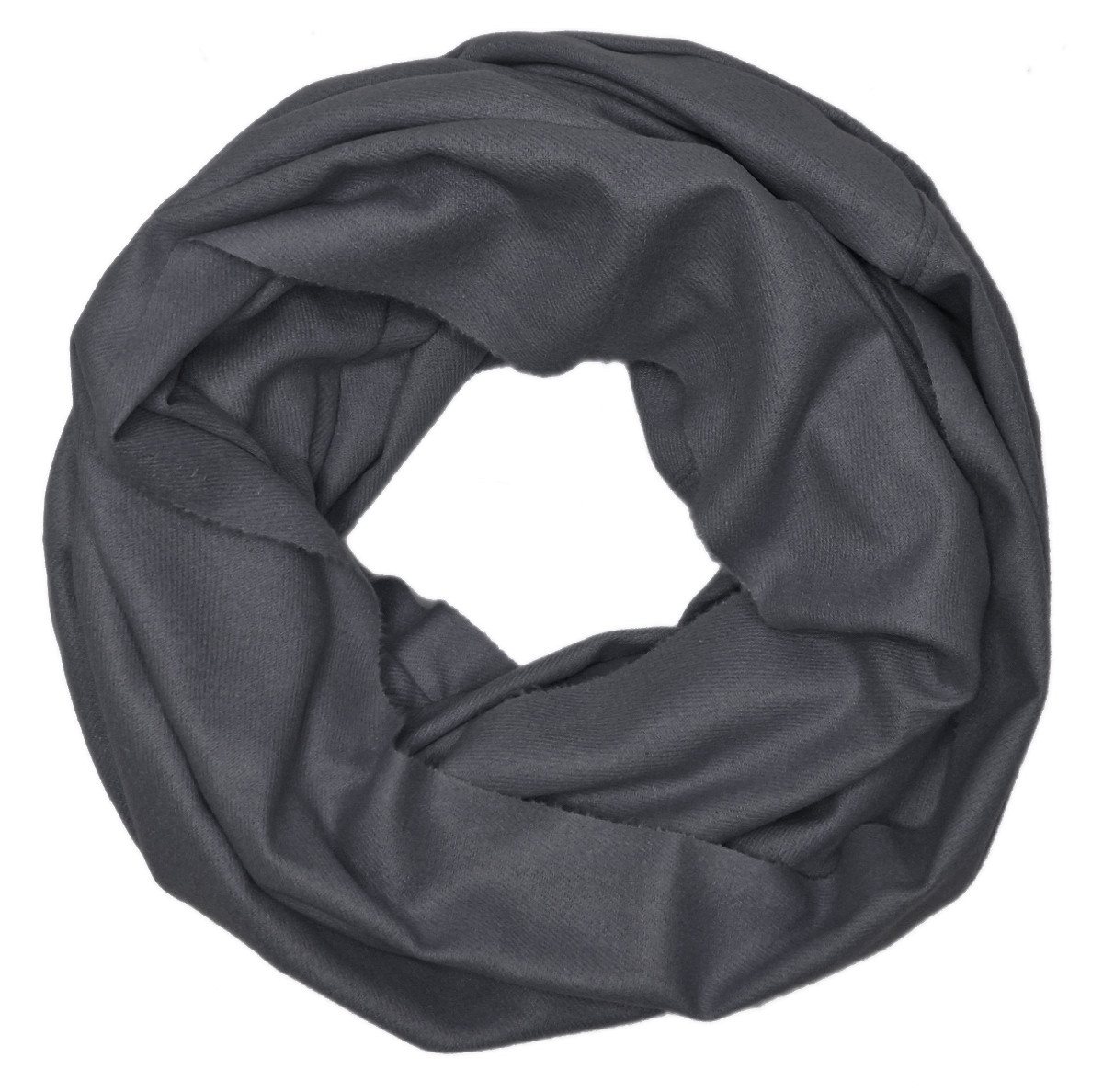 dy_mode Loop Damen Loopschal Unifarben Rundschal & Schlauchschal für Herbst/Winter, in Unifarbe von dy_mode