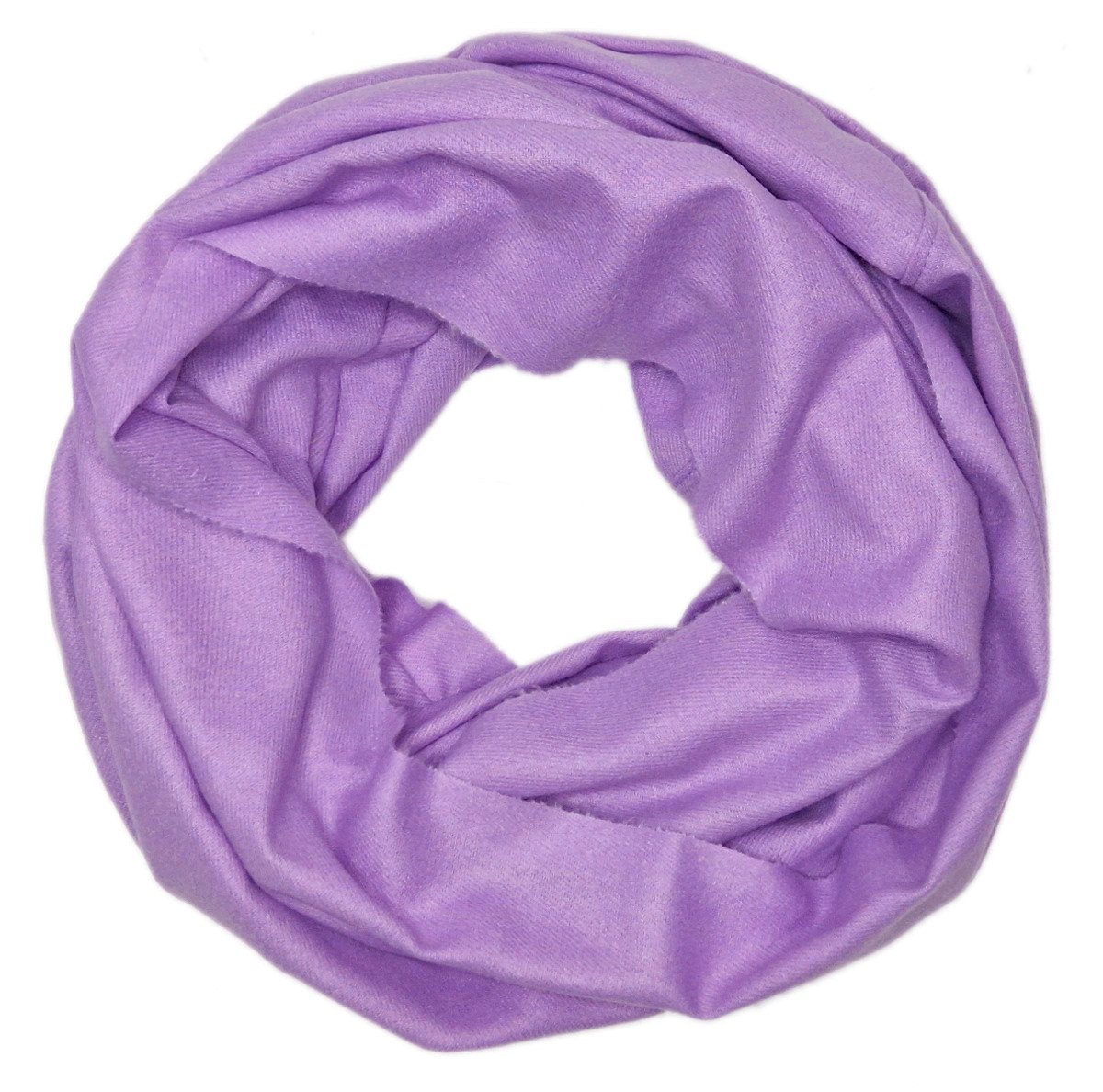 dy_mode Loop Damen Loopschal Unifarben Rundschal & Schlauchschal für Herbst/Winter, in Unifarbe von dy_mode