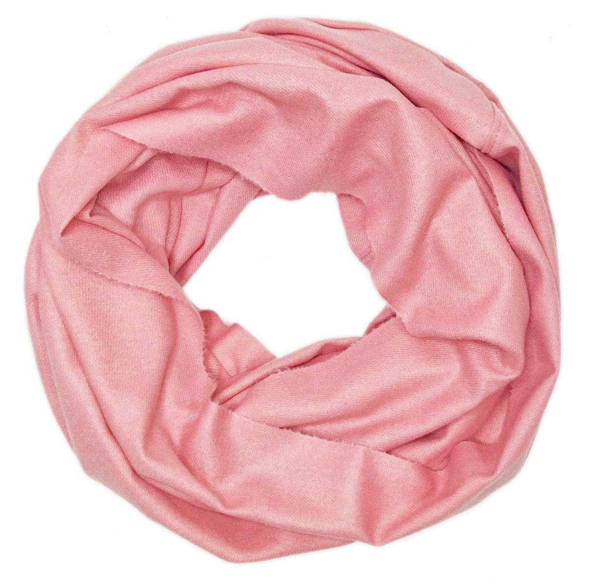 dy_mode Loop Damen Loopschal Unifarben Rundschal & Schlauchschal für Herbst/Winter, in Unifarbe von dy_mode