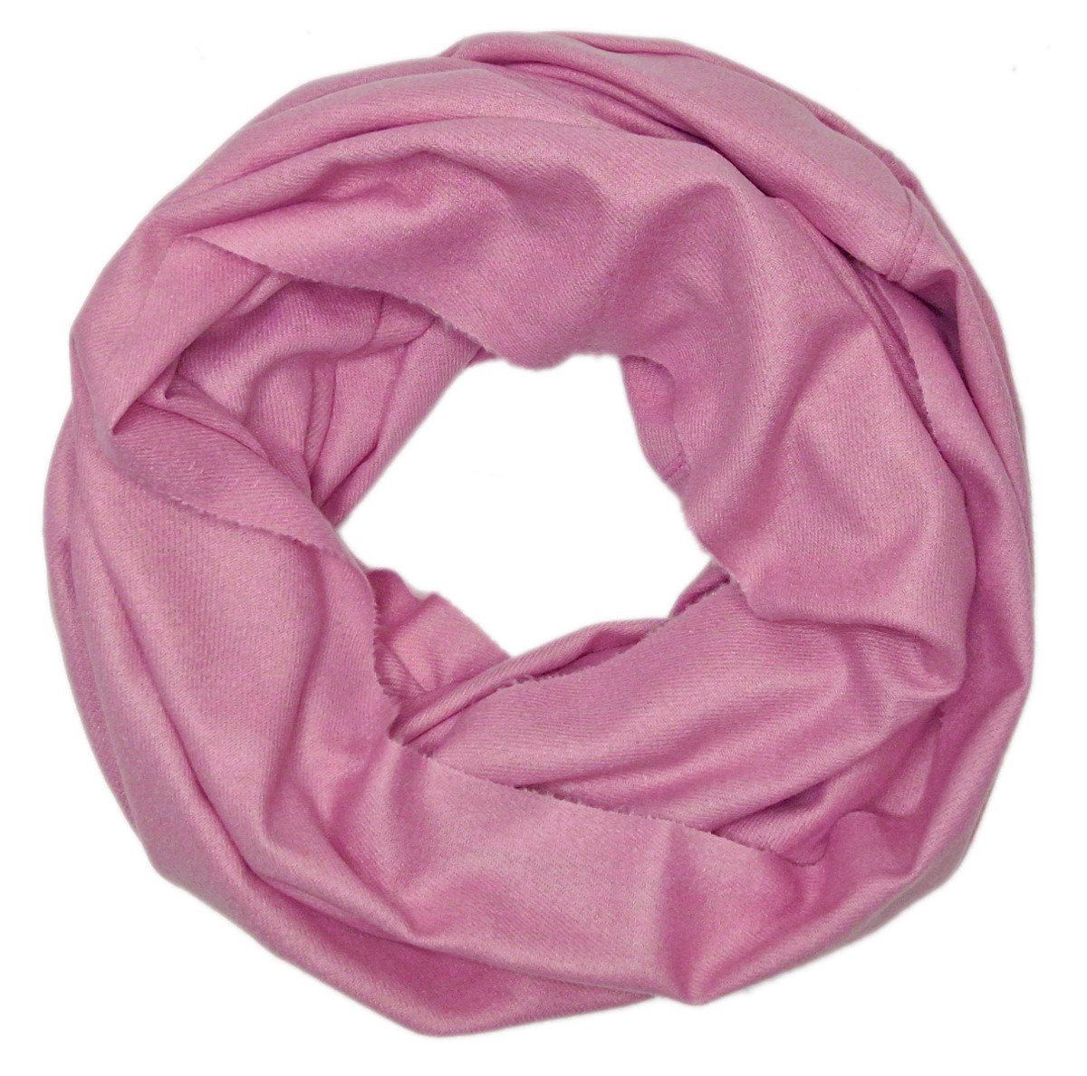 dy_mode Loop Damen Loopschal Unifarben Rundschal & Schlauchschal für Herbst/Winter, in Unifarbe von dy_mode