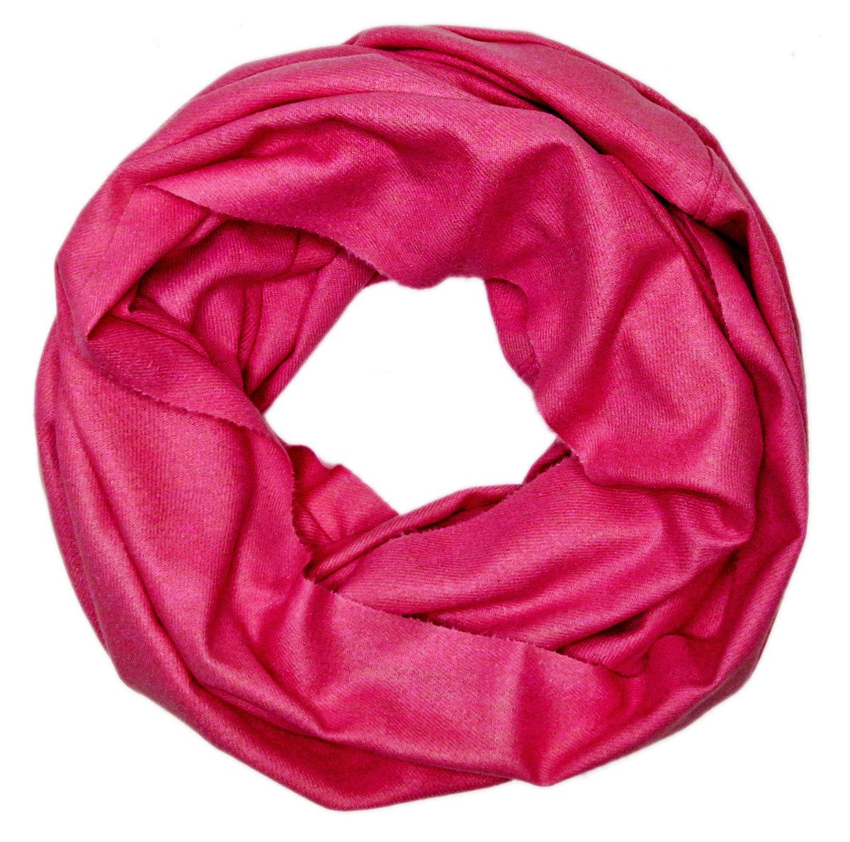 dy_mode Loop Damen Loopschal Unifarben Rundschal & Schlauchschal für Herbst/Winter, in Unifarbe von dy_mode