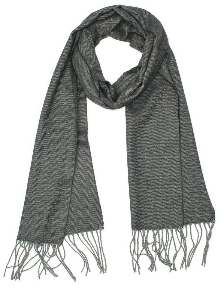 dy_mode Modeschal Eleganter Unisex Schal mit Fransen – Halstuch Leicht und weich, mit Fransen von dy_mode