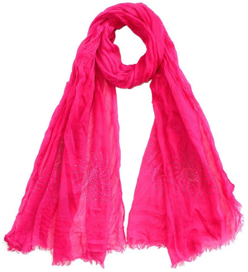 dy_mode Modetuch Großer Schal Modeltuch in Unifarbe mit Glitzer Strandtuch, mit Glitzer von dy_mode