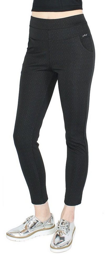 dy_mode Röhrenhose Lässig Elegante Damen Röhrenhose Stretch-Treggings zum Hineinschlüpfen mit elastischem Bund von dy_mode