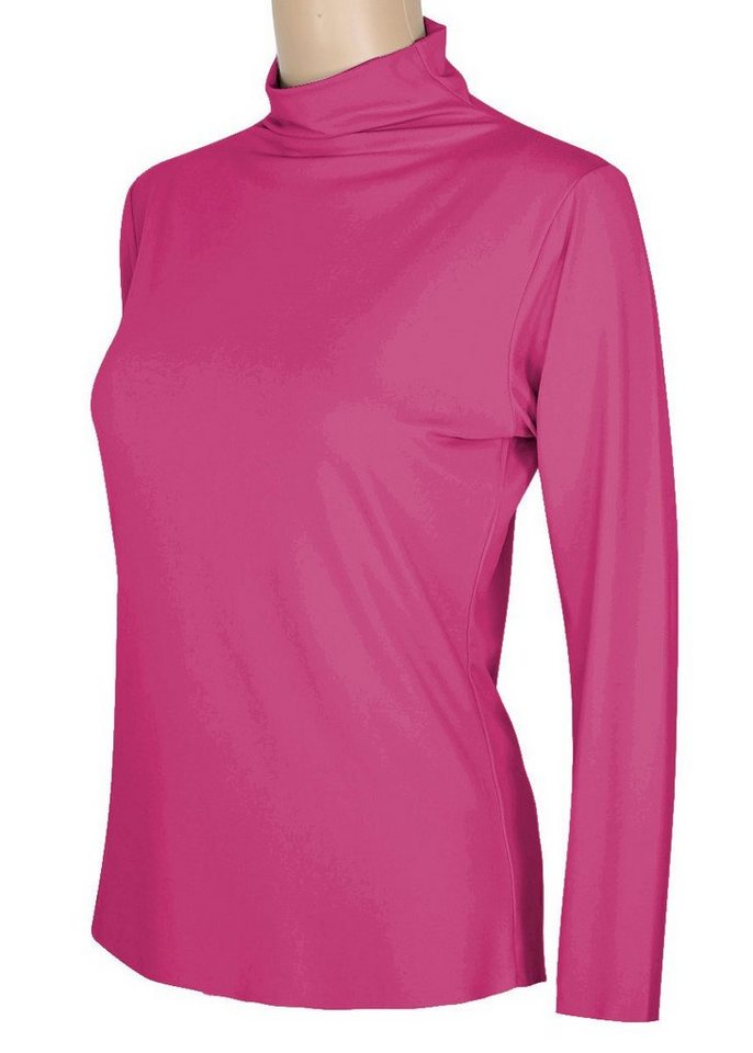 dy_mode Rollkragenshirt Leichter Damen Rollkragen Langarmshirt Rolli Shirt Oberteil Basic in Unifarbe von dy_mode