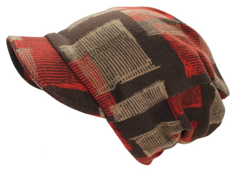 dy_mode Schirmmütze Unisex Schirmmütze Beanie Mütze mit Innenfutter und weichem Schirm mit Innenfutter von dy_mode