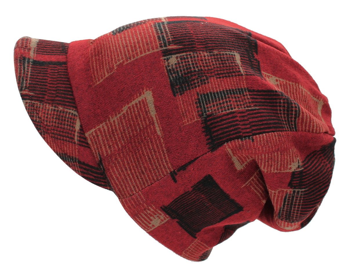 dy_mode Schirmmütze Unisex Schirmmütze Beanie Mütze mit Innenfutter und weichem Schirm mit Innenfutter von dy_mode