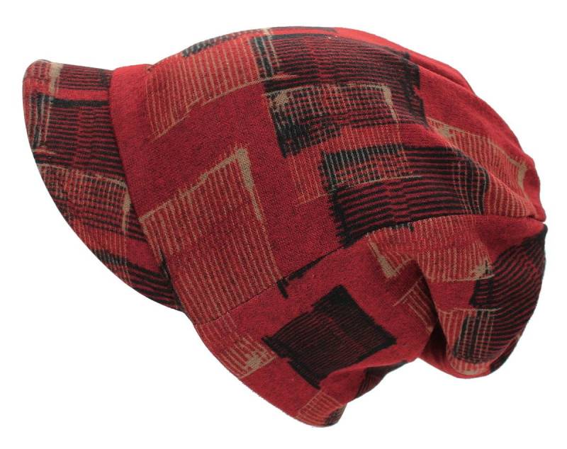 dy_mode Schirmmütze Unisex Schirmmütze Beanie Mütze mit Innenfutter und weichem Schirm mit Innenfutter von dy_mode