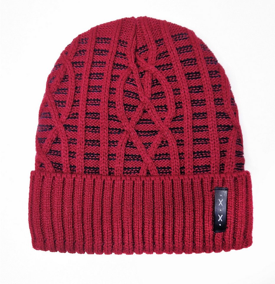 dy_mode Strickmütze Unisex Beanie Mütze mit kuschelig warmem Innenfutter Strickmütze mit Innenfutter von dy_mode