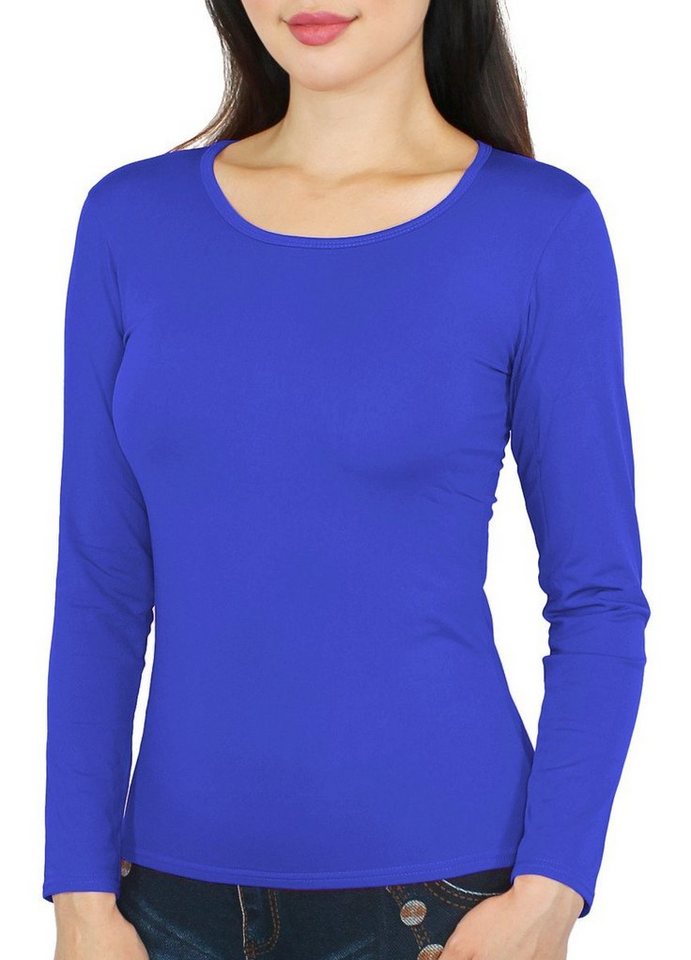 dy_mode Thermohemd Damen Thermo Langarmshirt Frauen Thermo Shirt Innenfutter Rundhals Gefüttert dy_mode Thermohemd Damen Thermo Langarmshirt Frauen Thermo Shirt Innenfutter Rundhals Gefüttert von dy_mode