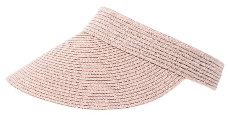 dy_mode Visor Damen Visor Cap aus Papierstroh – Flexibler Sonnenschutz für Sommer Platzsparend zusammenrollbar von dy_mode