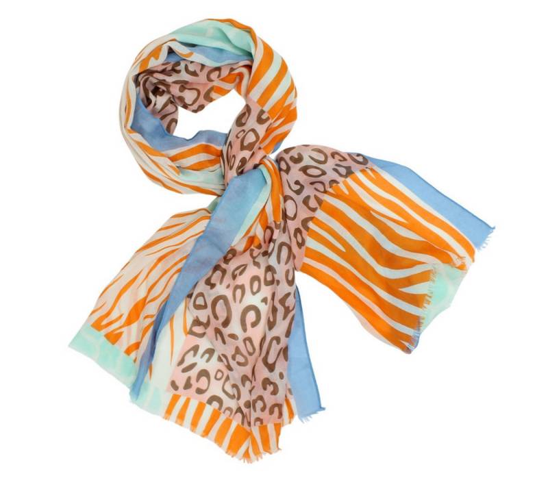 dy_mode XXL-Schal Großer Schal in Tierdruck Muster für Damen Tuch Bunter Modeschal XXL, Tierdruck Muster von dy_mode