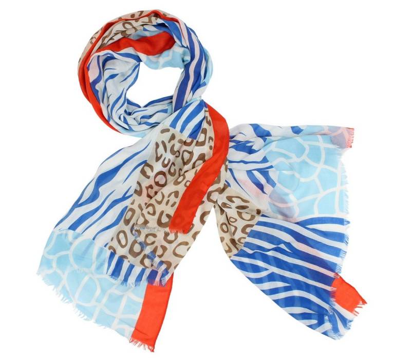 dy_mode XXL-Schal Großer Schal in Tierdruck Muster für Damen Tuch Bunter Modeschal XXL, Tierdruck Muster von dy_mode