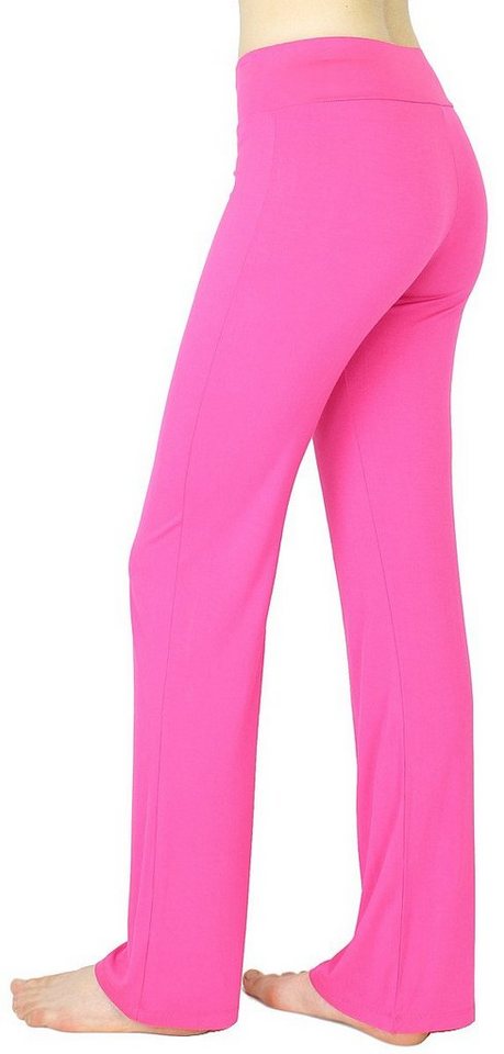 dy_mode Yogahose Damen Yoga Pants Leggings Fitness Hose Sporthose Freizeithose in Unifarbe, mit elastischem Bund von dy_mode