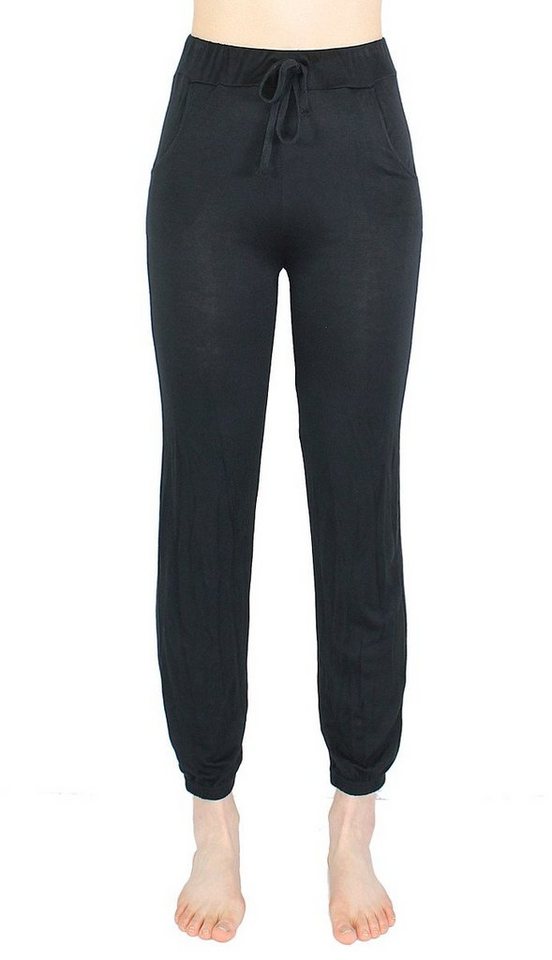 dy_mode Yogahose High Waist Damen Yoga Hose Haremshose Pluderhose Pumphose Freizeithose mit elastischem Bund von dy_mode