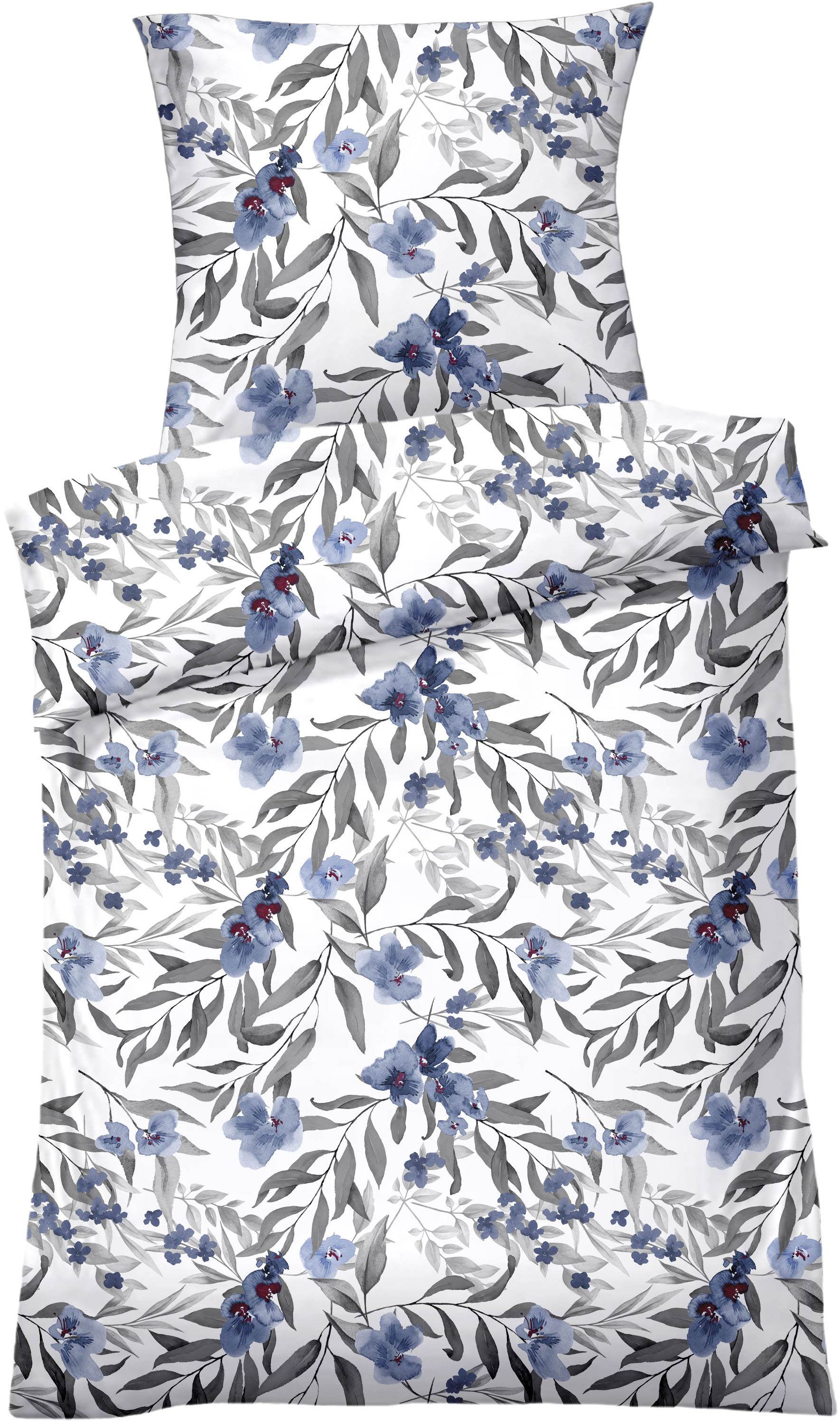 Dyckhoff Bettwäsche "Blue Flowers" 2 Stk. tlg. von dyckhoff