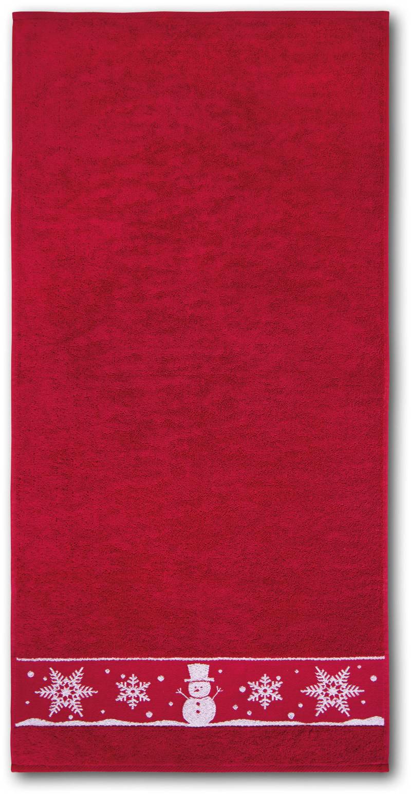 Dyckhoff Handtuch "Schneemann" Made in Germany von dyckhoff