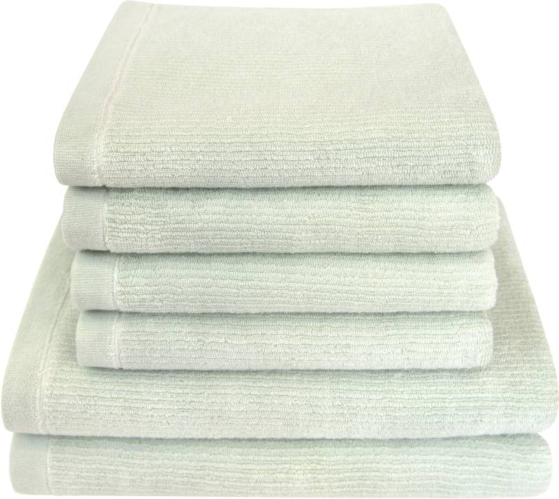 Dyckhoff Handtuch Set "Landscape" Set 6 Stk. Walkfrottier 4 Handtücher (50x100cm), 2 Duschtücher (70x140cm) von dyckhoff