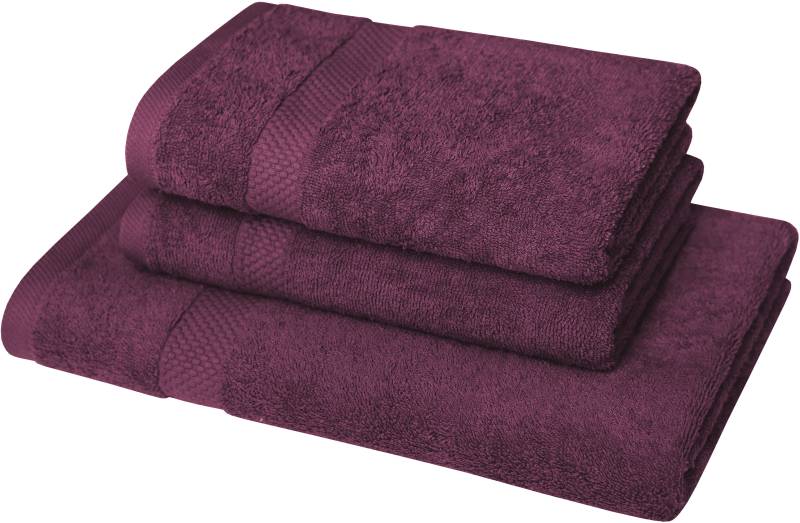 Dyckhoff Handtuch Set "Planet" Set 3 Stk. Walkfrottier 2 Handtücher (50x100cm), 1 Duschtuch (70x140cm) von dyckhoff