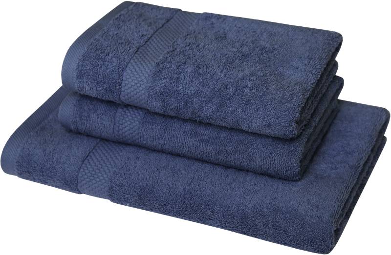 Dyckhoff Handtuch Set "Planet" Set 3 Stk. Walkfrottier 2 Handtücher (50x100cm), 1 Duschtuch (70x140cm) von dyckhoff