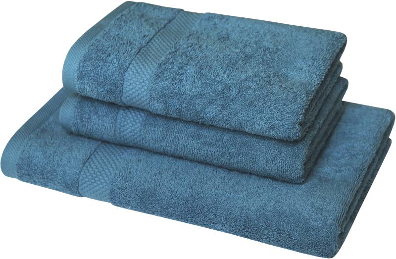 Dyckhoff Handtuch Set "Planet" Set 3 Stk. Walkfrottier 2 Handtücher (50x100cm), 1 Duschtuch (70x140cm) von dyckhoff