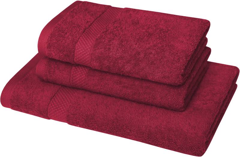 Dyckhoff Handtuch Set "Planet" Set 3 Stk. Walkfrottier 2 Handtücher (50x100cm), 1 Duschtuch (70x140cm) von dyckhoff