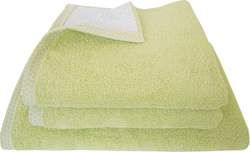 Dyckhoff Handtuch Set "Pure Natural Comb" Set 3 Stk. Frottier 2 Handtücher (50x100cm), 1 Duschtuch (70x140cm) von dyckhoff