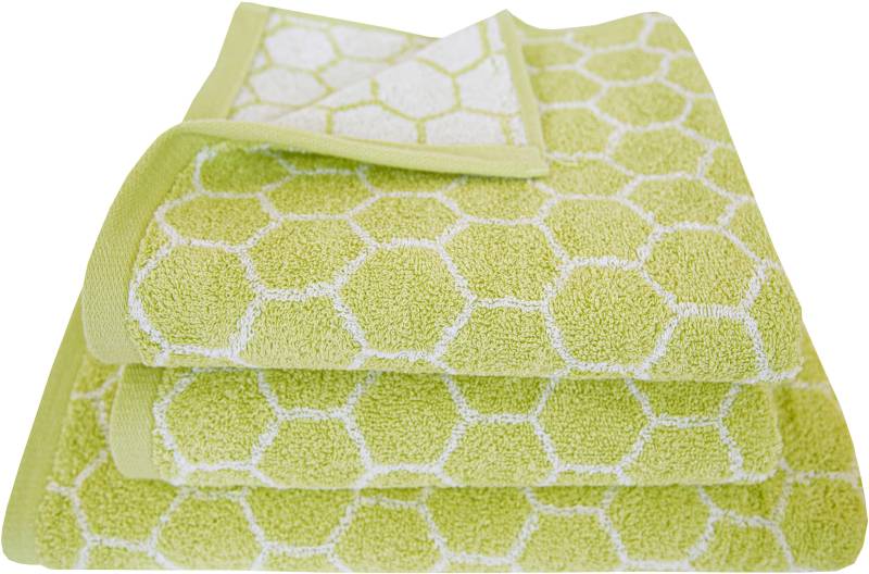 Dyckhoff Handtuch Set "Pure Natural Honey", (Set, 3 St., 2 Handtücher (50x100cm)-1 Duschtuch (70x140cm) von dyckhoff