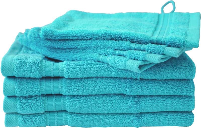 Dyckhoff Handtuch Set "Siena" Set 8 Stk. Walkfrottier in tollen Unifarben von dyckhoff