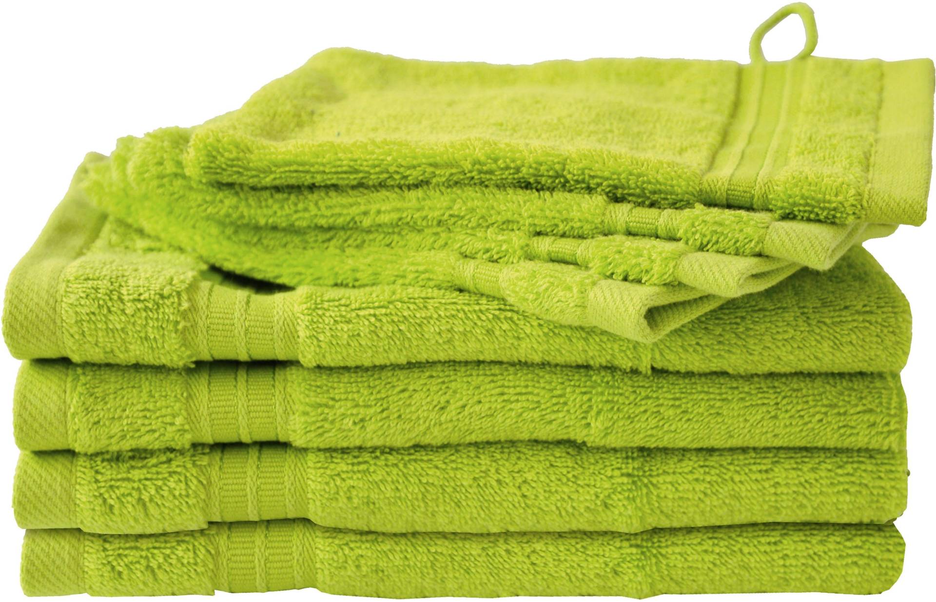 Dyckhoff Handtuch Set "Siena" Set 8 Stk. Walkfrottier in tollen Unifarben von dyckhoff