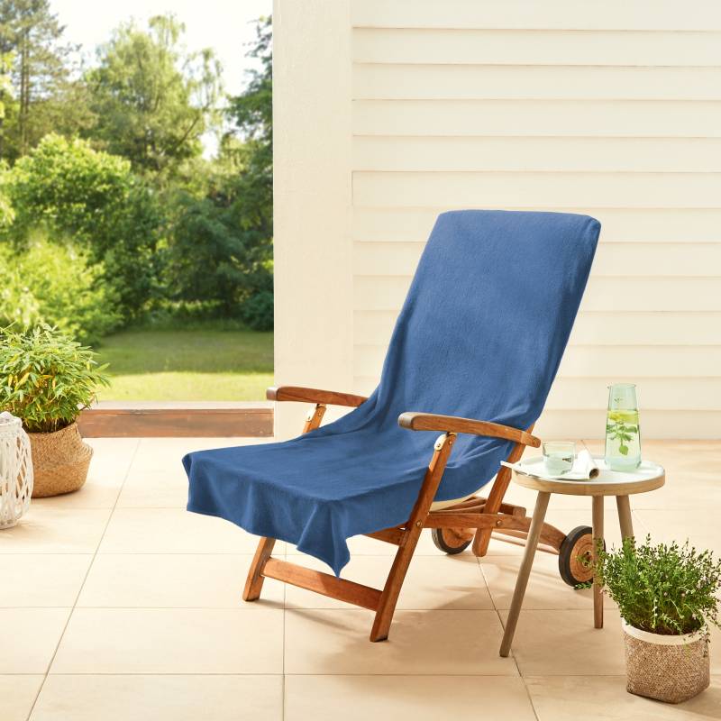 Dyckhoff Handtuch "Stuhlauflage / Liegeauflage" Schonbezug mit Einschubtasche von dyckhoff