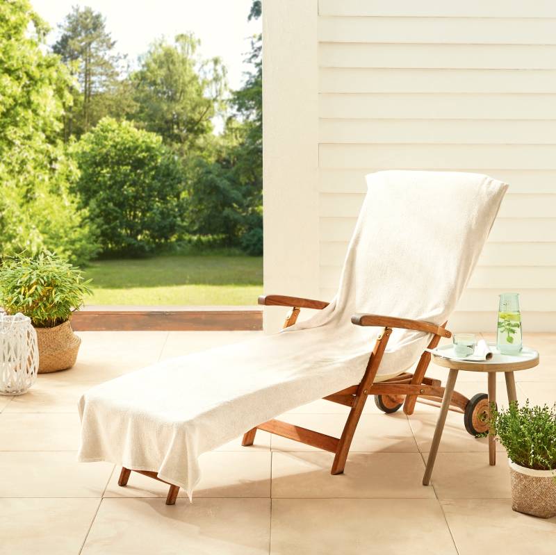 Dyckhoff Handtuch "Stuhlauflage / Liegeauflage" Schonbezug mit Einschubtasche von dyckhoff