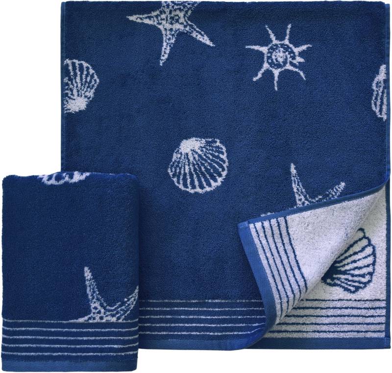 Dyckhoff Handtücher "Seashell" mit Muschelmuster von dyckhoff