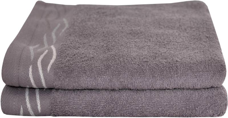 Dyckhoff Handtücher "Wave" mit Jacquard-Bordüre von dyckhoff