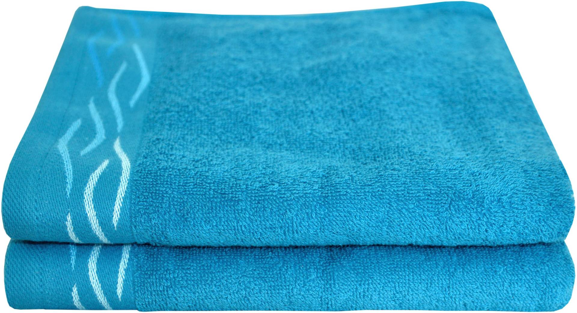 Dyckhoff Handtücher "Wave" mit Jacquard-Bordüre von dyckhoff