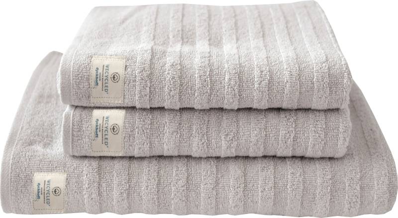 Dyckhoff Handtuch Set "Wecycled" 2 Handtücher (50x100cm), 1 Duschtuch (70x140cm) von dyckhoff